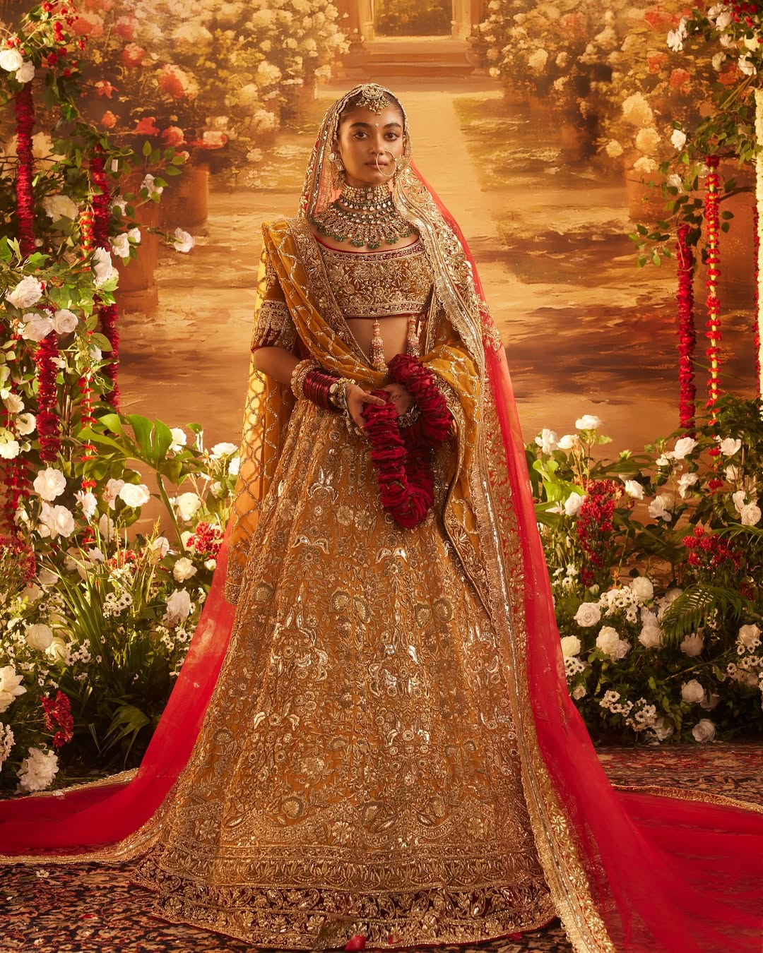 Royal Crimson Bridal Lehenga