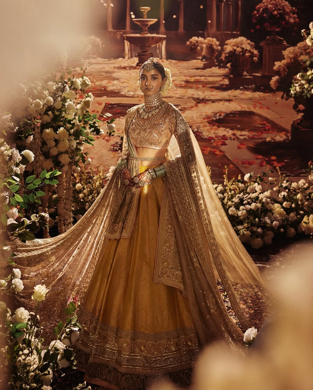 Embroidered Bridal Lehenga Set