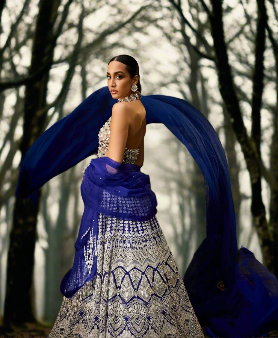 Opulent Emerald Bridal Lehenga