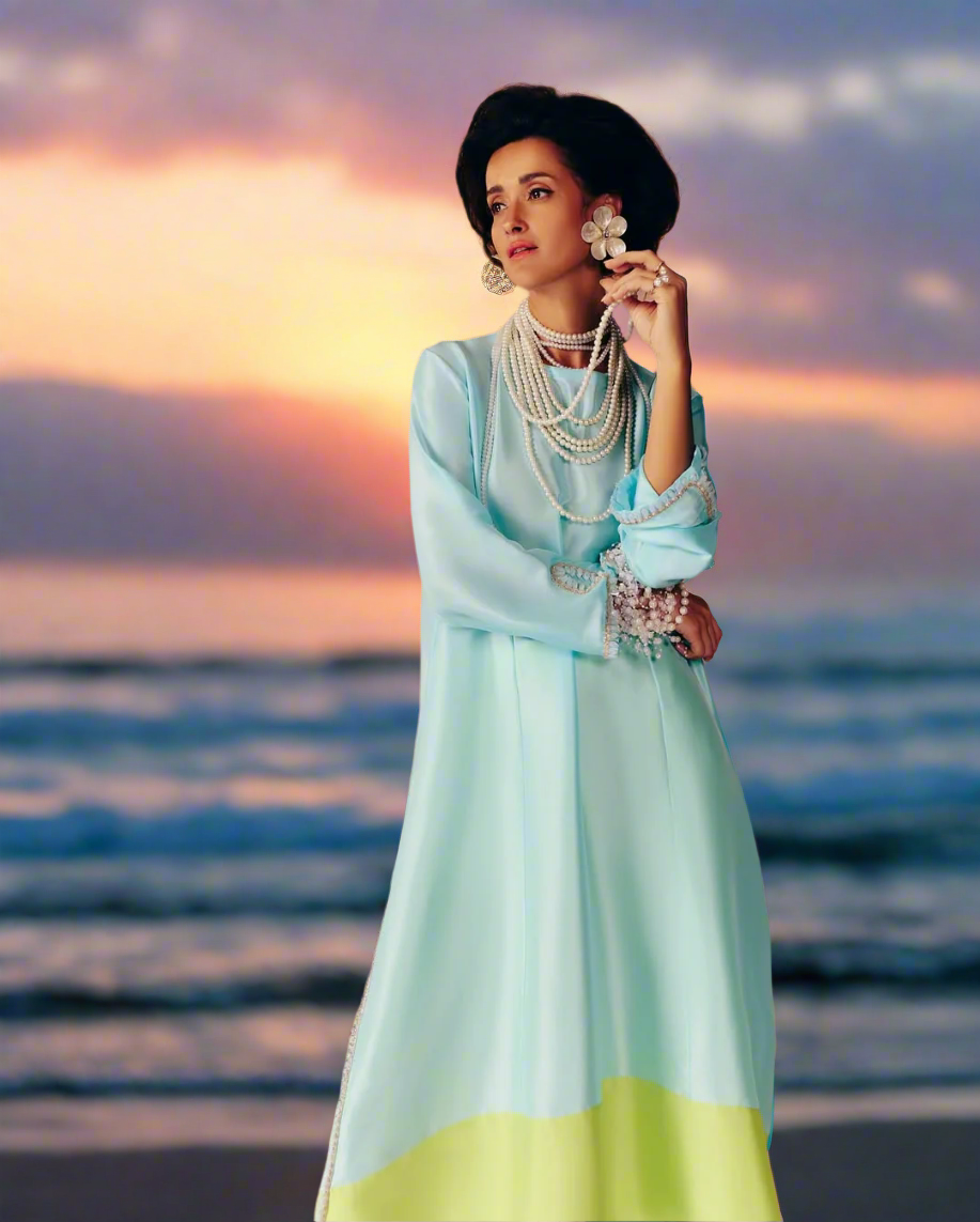 Aqua Lime Luxe Ensemble
