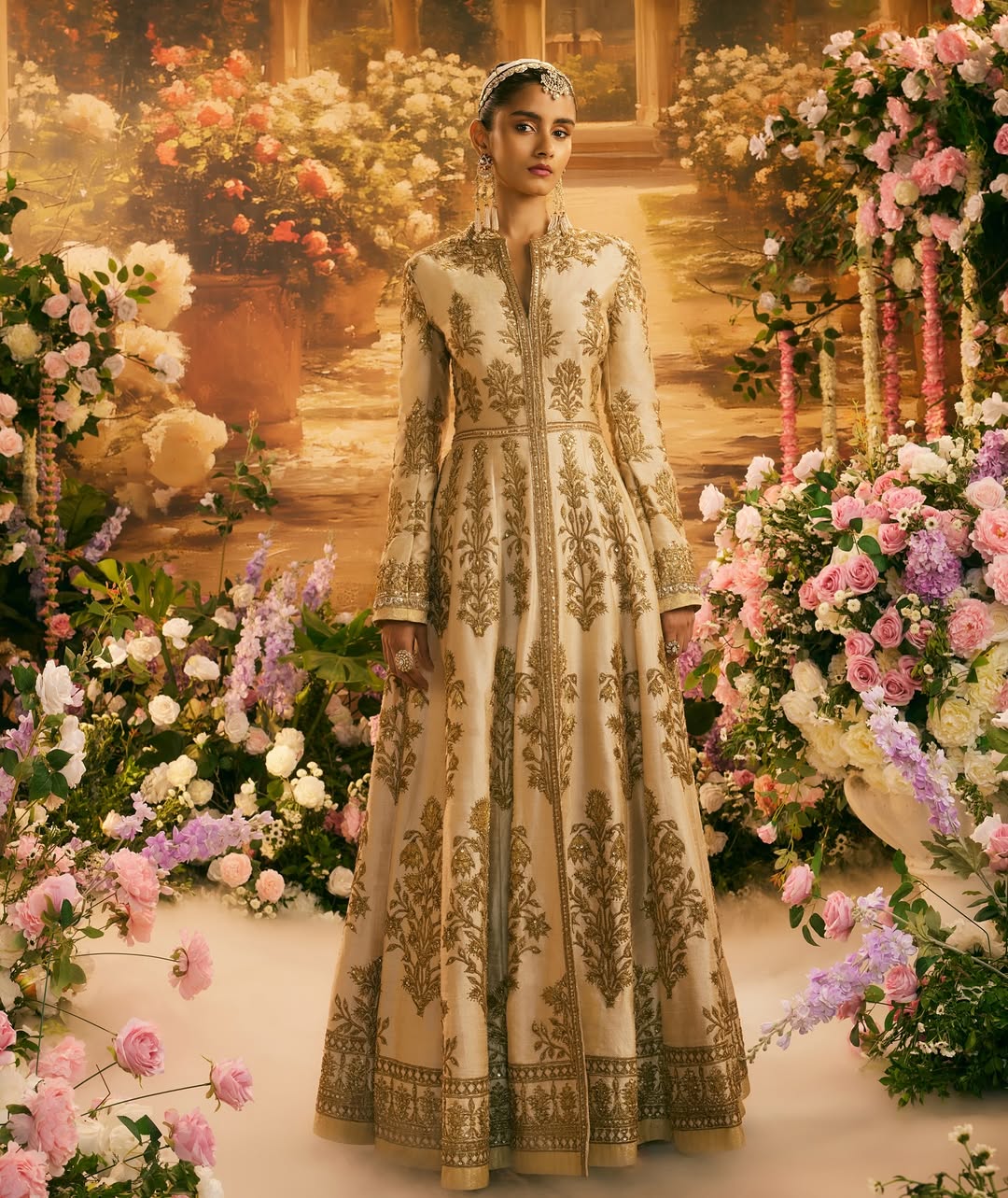 Champagne Blush Anarkali