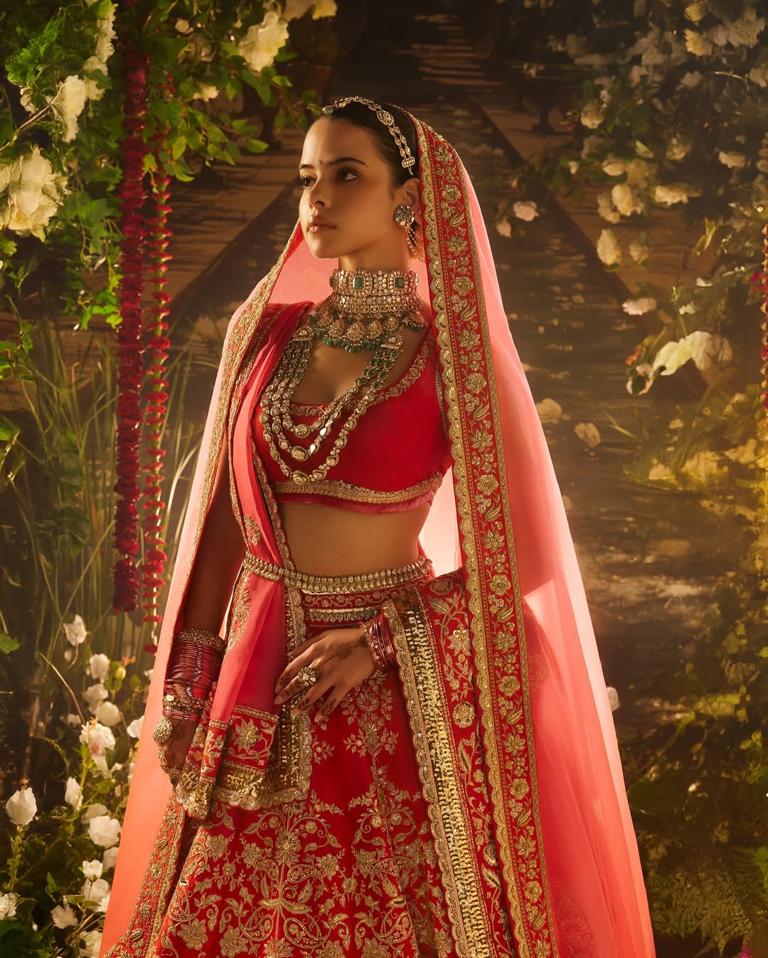 Crimson Radiance Bridal Lehenga