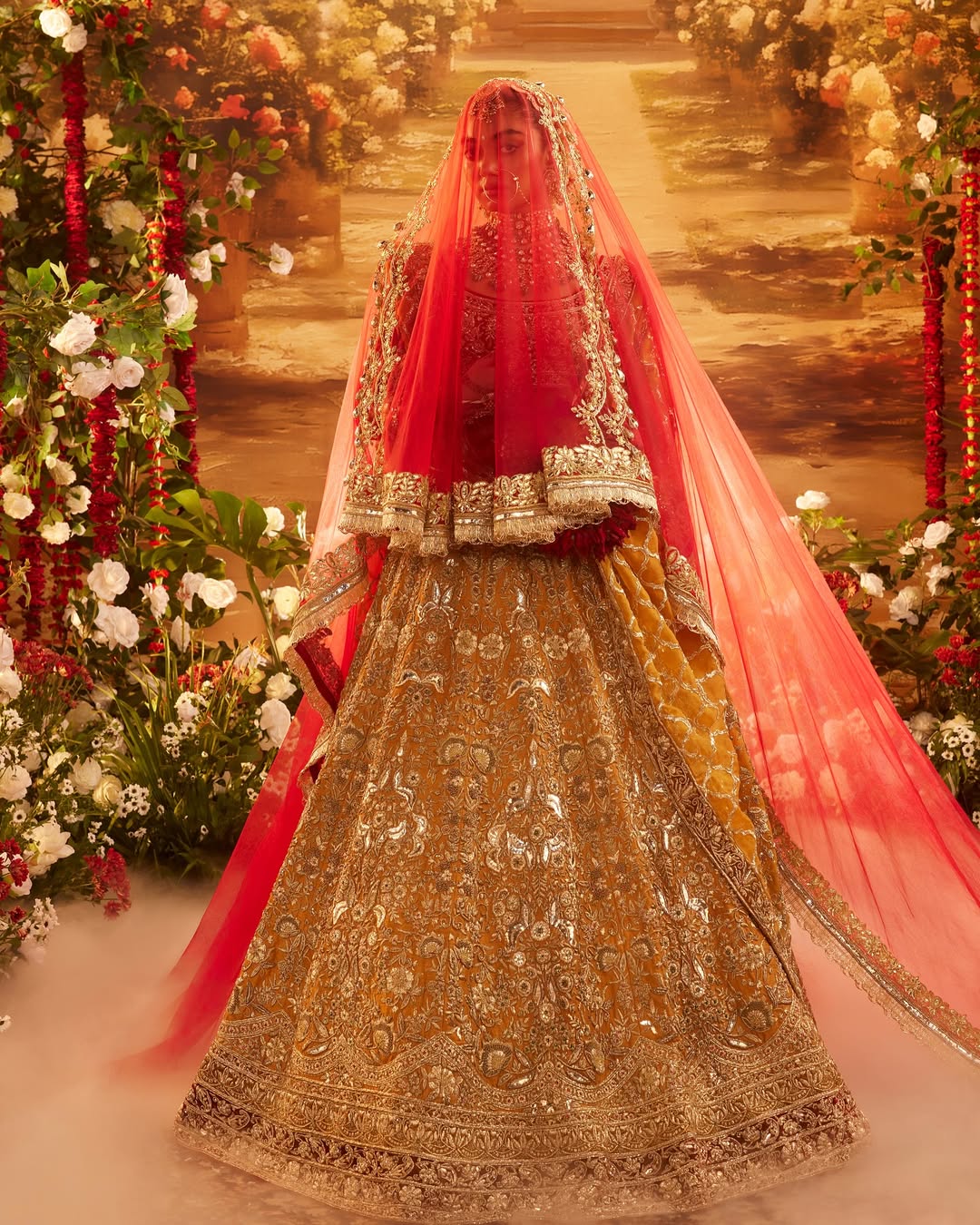 Royal Crimson Bridal Lehenga