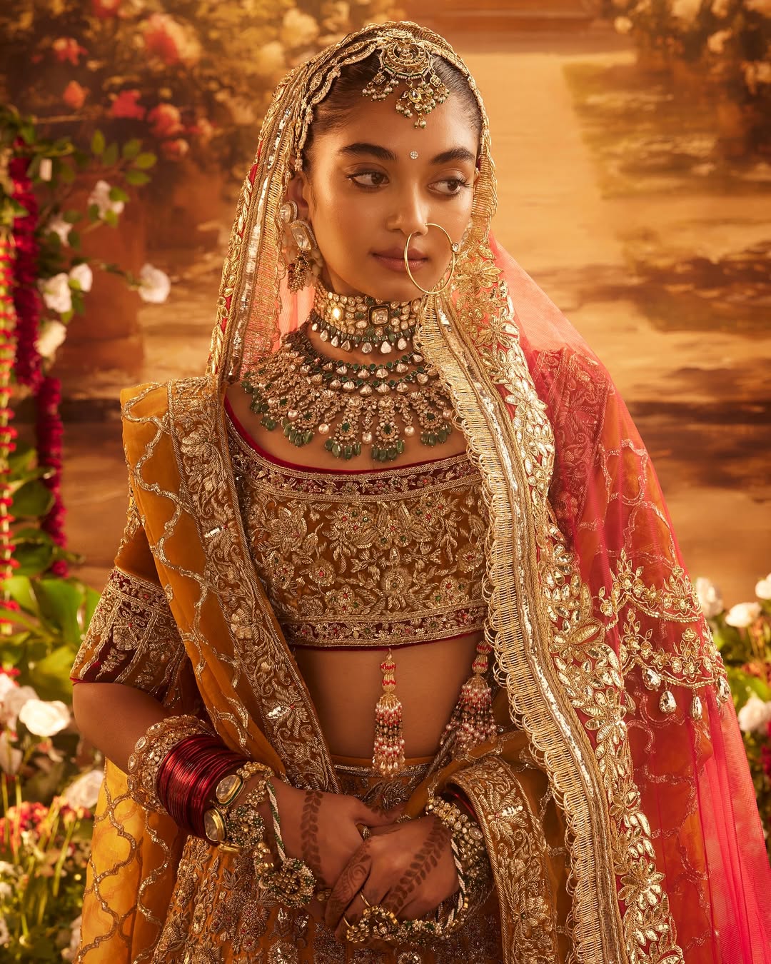 Royal Crimson Bridal Lehenga