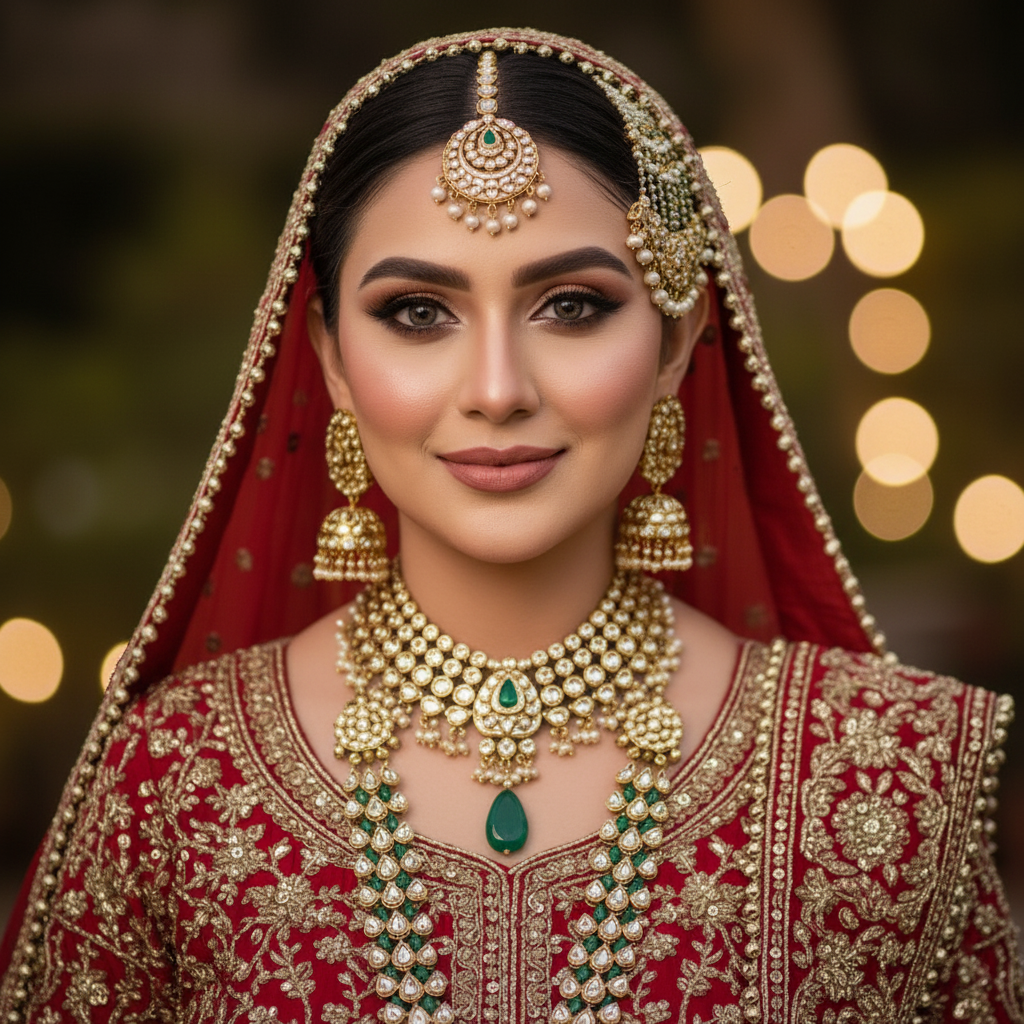 Stunning Red Bridal Sharara