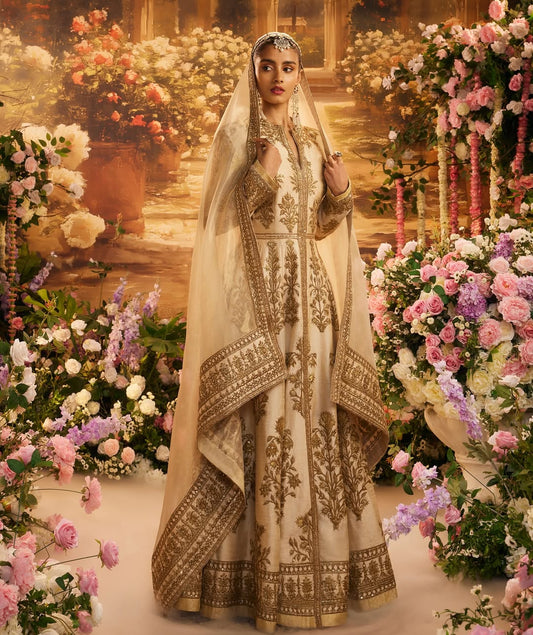 Champagne Blush Anarkali