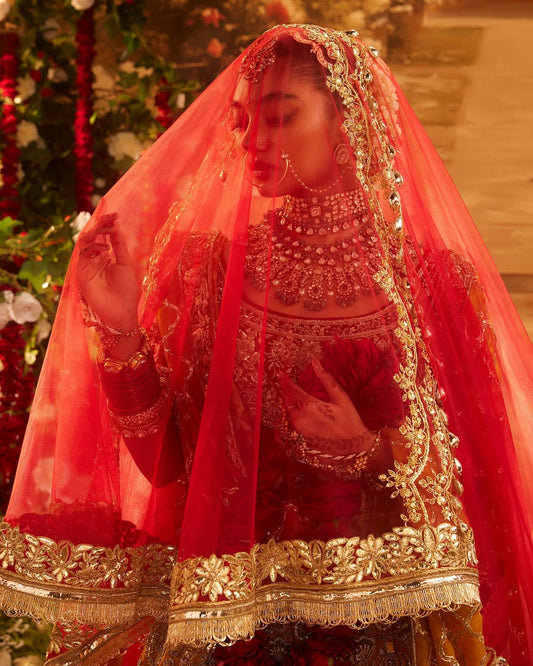 Royal Crimson Bridal Lehenga